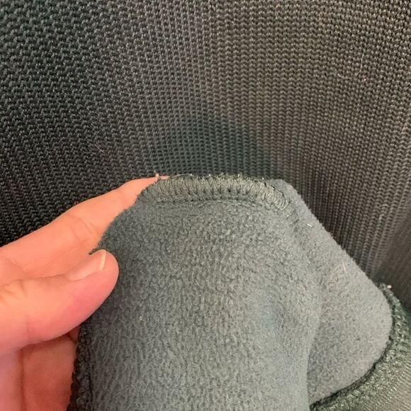 Campus Heritage Green Michigan State Spartans 1/4 Zip Textured Sweatshirt Sz XL - Picture 10 of 14